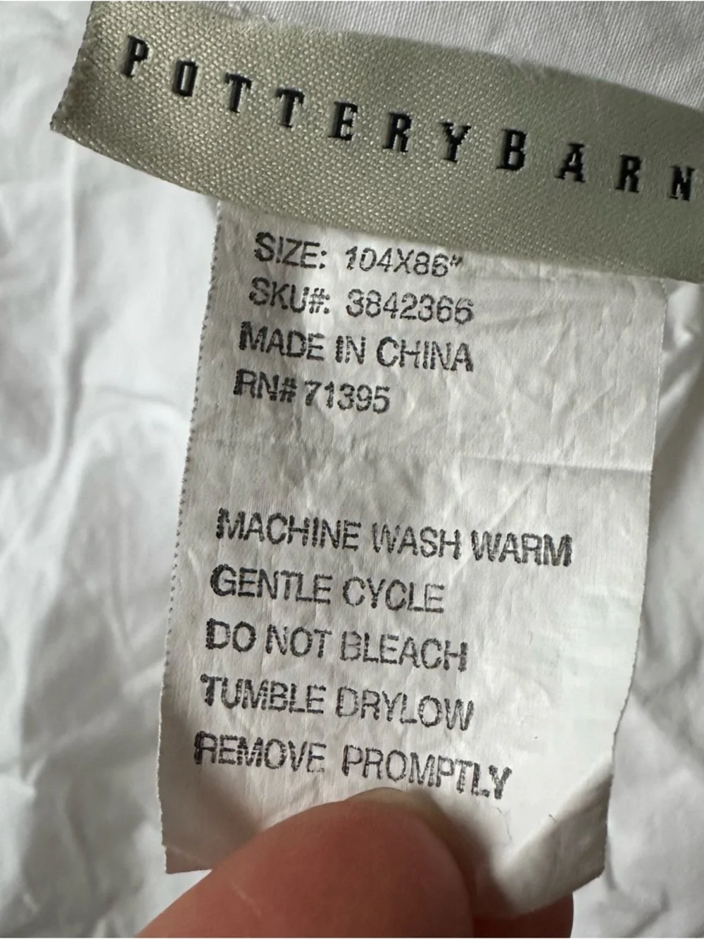 Pottery Barn 100% Cotton King Duvet Cover Embroidered Bugs Print